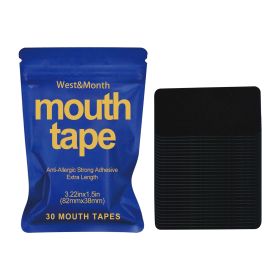 West Month Mouth Tape, Ease Mouth Breathing Prevent Snoring Shut Mouth Care For Sleep Patch (Option: 1pc)